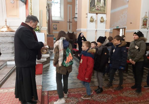 Uczestnicy ferii w parafii św. Wojciecha